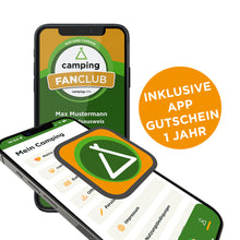 Laden Sie das Bild in den Galerie-Viewer, camping.info FANCLUB-Mitgliedsausweis inkl. App-Gutschein!