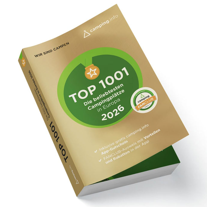 TOP 1001 – Die beliebtesten Campingplätze in Europa 2026