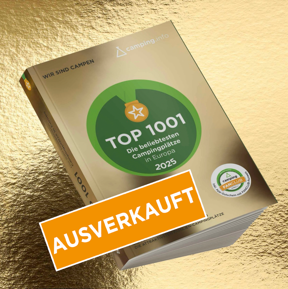 TOP 1001 – Die beliebtesten Campingplätze in Europa 2025